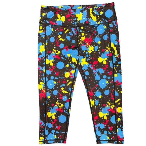 CVG Constantly Varied Gear Paint Ball Capri Leggings - Picture 2 of 3